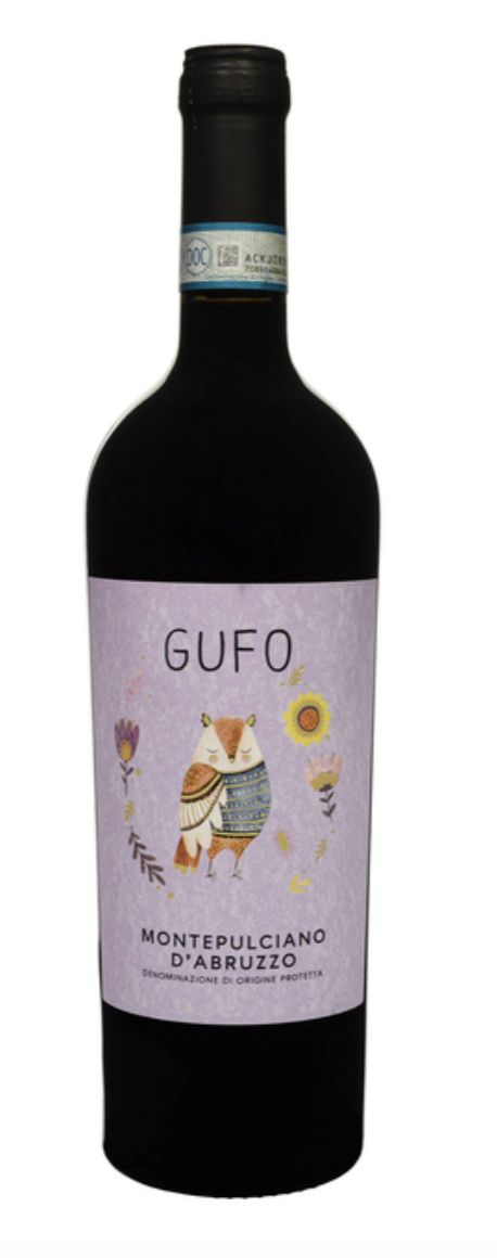 Вино Montepulciano Gufo сух/ черв.0.75л Італія 13%
